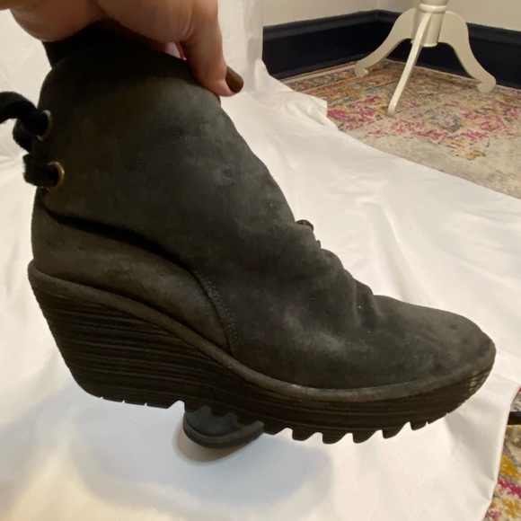 FLY London Suede Booties - Picture 2 of 7